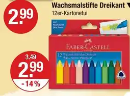 V Markt Faber-castell wachsmalstifte dreikant Angebot