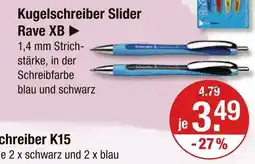 V Markt Kugelschreiber slider rave xb Angebot