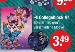 V Markt Collegeblock a4 Angebot