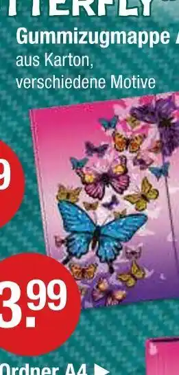 V Markt Gummizugmappe a4 Angebot