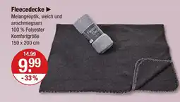V Markt Fleecedecke Angebot