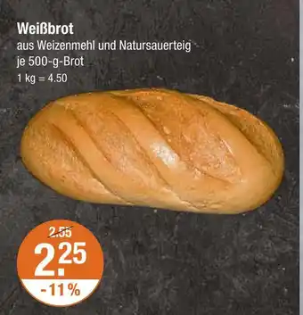 V Markt Weißbrot Angebot