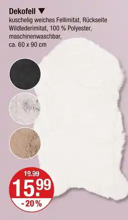 V Markt Dekofell Angebot