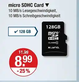 V Markt Xlyne micro sdhc card Angebot