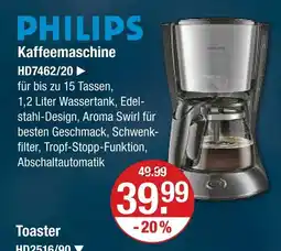 V Markt Philips kaffeemaschine Angebot