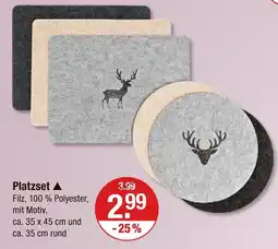 V Markt Platzset Angebot