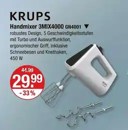 V Markt Krups handmixer 3mix4000 Angebot