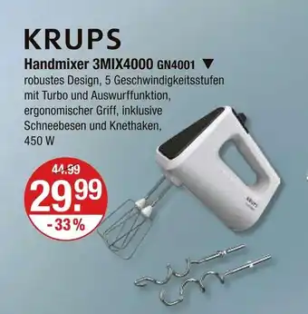 V Markt Krups handmixer 3mix4000 Angebot