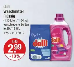 V Markt Dalli waschmittel flüssig Angebot