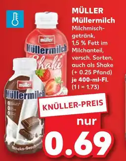 Kaufland Müller müllermilch milchmischgetränk Angebot