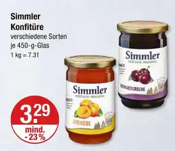 V Markt Simmler aprikose konfitüre Angebot