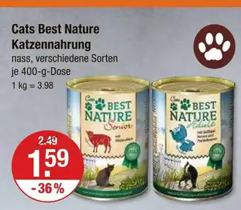 V Markt Cats best nature katzennahrung Angebot