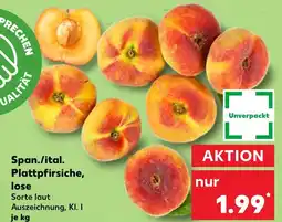 Kaufland Span./ital. plattpfirsiche, lose Angebot