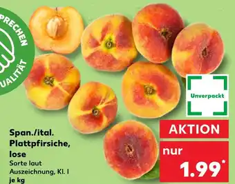 Kaufland Span./ital. plattpfirsiche, lose Angebot