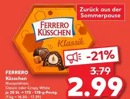 Kaufland Ferrero küsschen classic Angebot