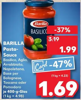 Kaufland Barilla pasta-sauce basilico Angebot