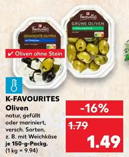 Kaufland K-favourites gemischte oliven Angebot
