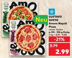 Kaufland Gustavo gusto amore napoli pizza rucola Angebot