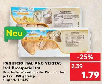 Kaufland Panificio italiano veritas bruschetta Angebot