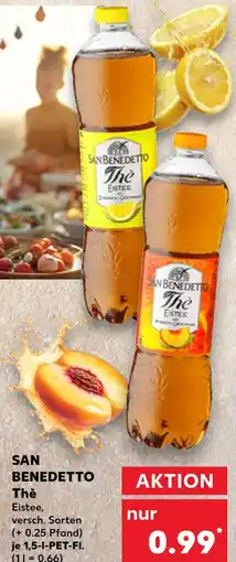 Kaufland San benedetto thè eistee zitrone Angebot