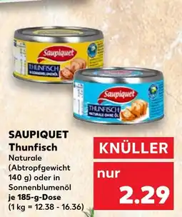 Kaufland Saupiquet thunfisch naturale Angebot