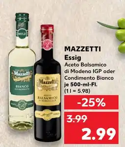 Kaufland Mazzetti aceto balsamico di modena igp Angebot