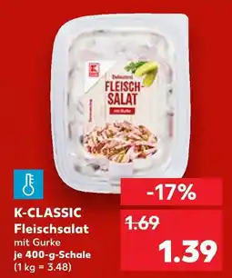 Kaufland K-classic fleischsalat mit gurke Angebot