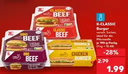 Kaufland K-classic classic beef burger Angebot