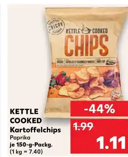 Kaufland Kettle cooked kartoffelchips paprika Angebot