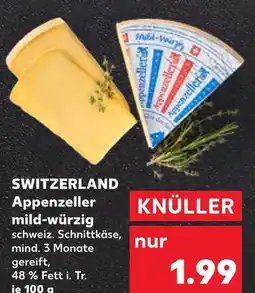 Kaufland Appenzeller mild-würzig Angebot