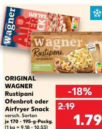 Kaufland Wagner rustipani ofenbrot Angebot