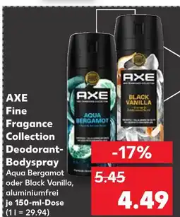 Kaufland Axe aqua bergamot Angebot