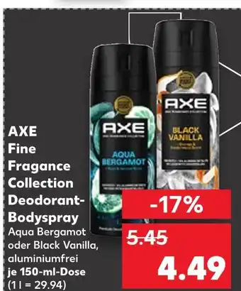 Kaufland Axe aqua bergamot Angebot