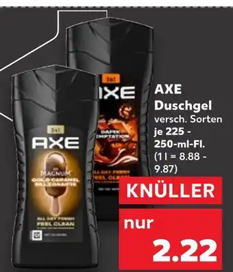 Kaufland Axe duschgel magnum gold caramel Angebot