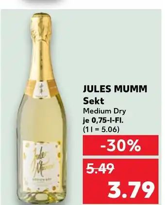 Kaufland Jules mumm sekt medium dry Angebot