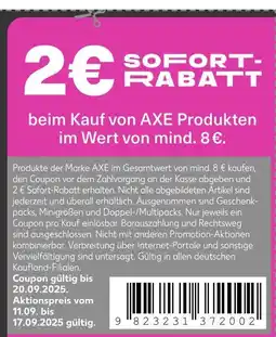 Kaufland Axe axe produkte Angebot