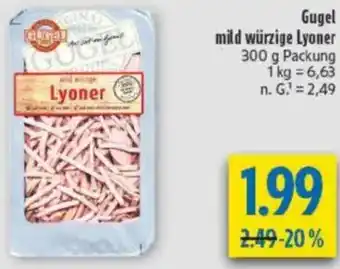 diska Gugel mild würzige Lyoner Angebot