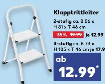 Kaufland Klapptrittleiter 2-stufig Angebot