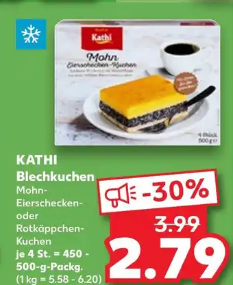 Kaufland Kathi blechkuchen mohn-eierschecken Angebot