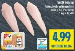 diska Gut & Günstig Hähnchenbrustinnenfilet Angebot