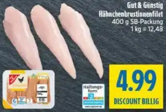diska Gut & Günstig Hähnchenbrustinnenfilet Angebot