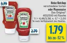 diska Heinz Ketchup oder Mayonnaise Angebot
