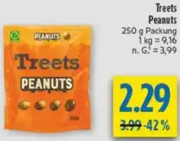 diska Treets Peanuts Angebot