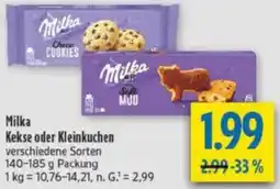 diska Milka Kekse oder Kleinkuchen Angebot
