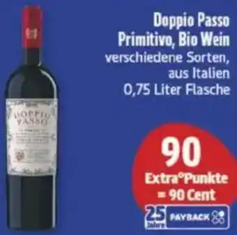 diska Doppio Passo Primitivo, Bio Wein Angebot