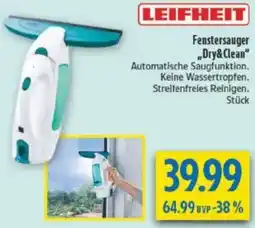 diska LEIFHEIT Fenstersauger „Dry&Clean" Angebot