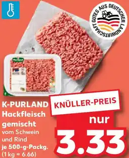 Kaufland K-PURLAND Hackfleisch gemischt Angebot