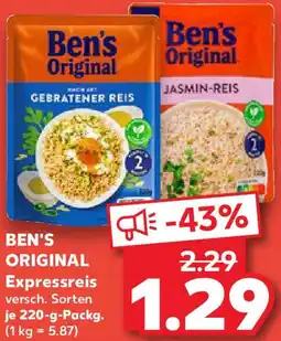 Kaufland BEN'S ORIGINAL Expressreis Angebot