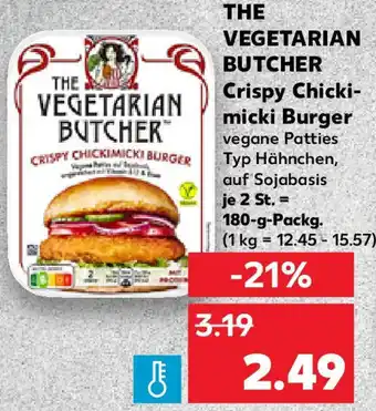 Kaufland THE VEGETARIAN BUTCHER Crispy Chickimicki Burger Angebot