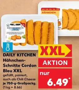 Kaufland DAILY KITCHEN Hähnchen Schnitte Cordon Bleu XXL Angebot